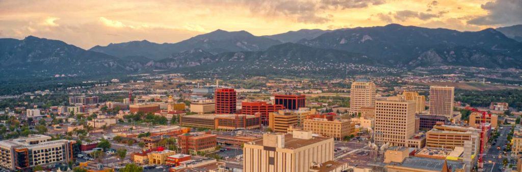 Scenic mountain landscape of Colorado, representing the state where Colorado registered agent services are offered.