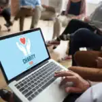 The group is on a discussion about registered agent services for nonprofits in Georgia