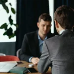 Two 2025 entrepreneurs during a meeting.