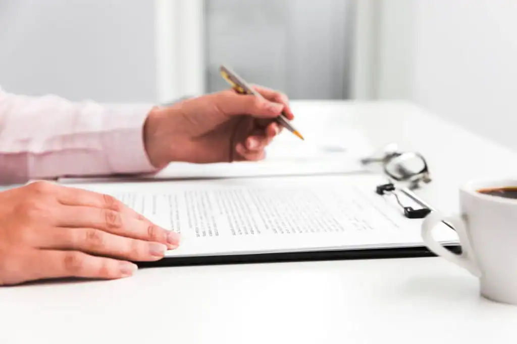 Entrepreneur filing Ohio LLC documents.