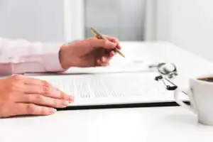 Entrepreneur filing Ohio LLC documents.