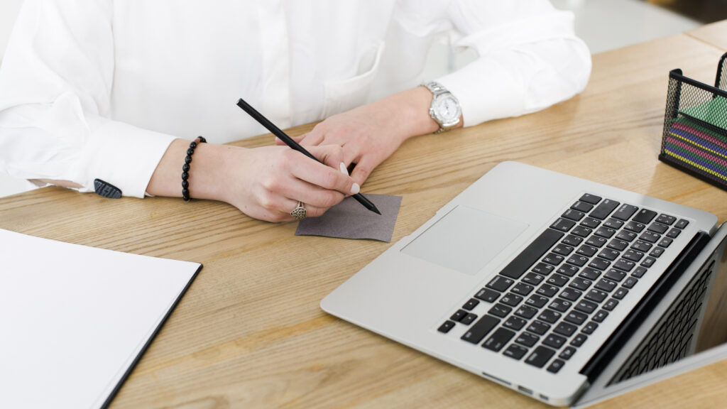 Entrepreneur filling out Montana LLC documents.