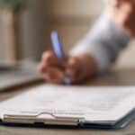 Entrepreneur filing Nevada LLC documents.