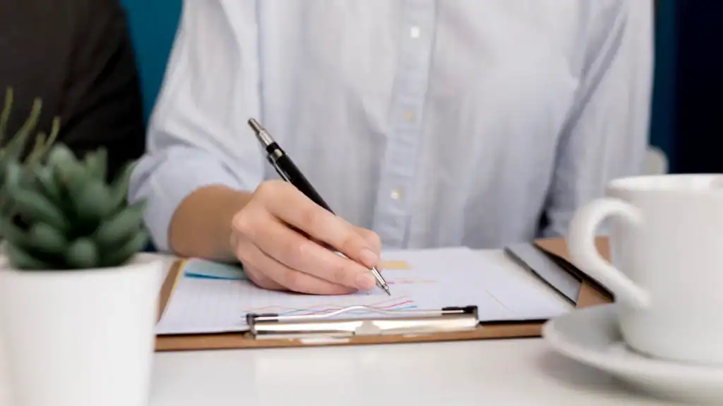 Entrepreneur filling out South Dakota LLC documents.