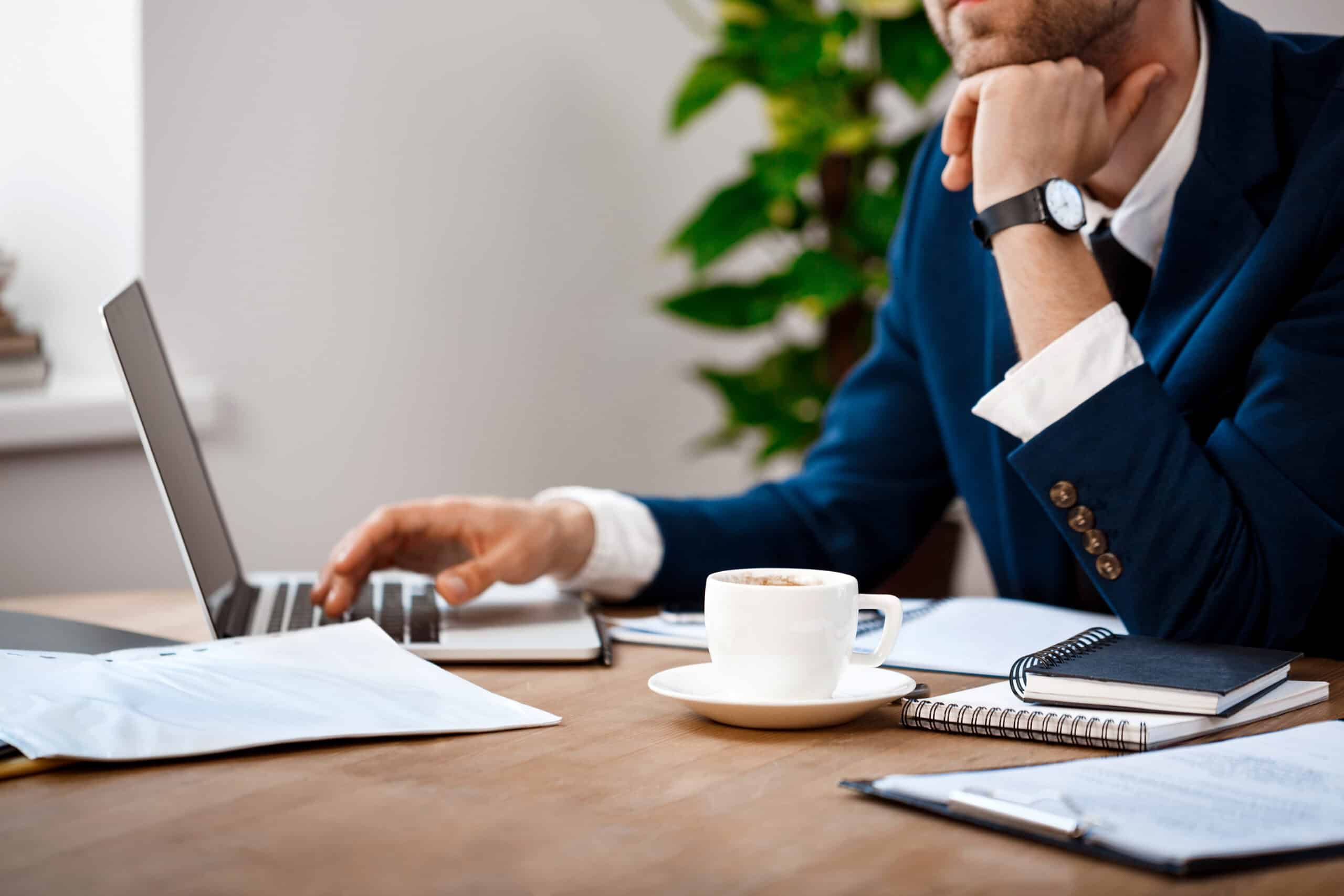 Entrepreneur answering common registered agent FAQs.