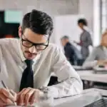 A registered agent with a physical address.