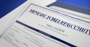 Founder preparing Minnesota Certificate of Authority paperwork for a foreign LLC expansion