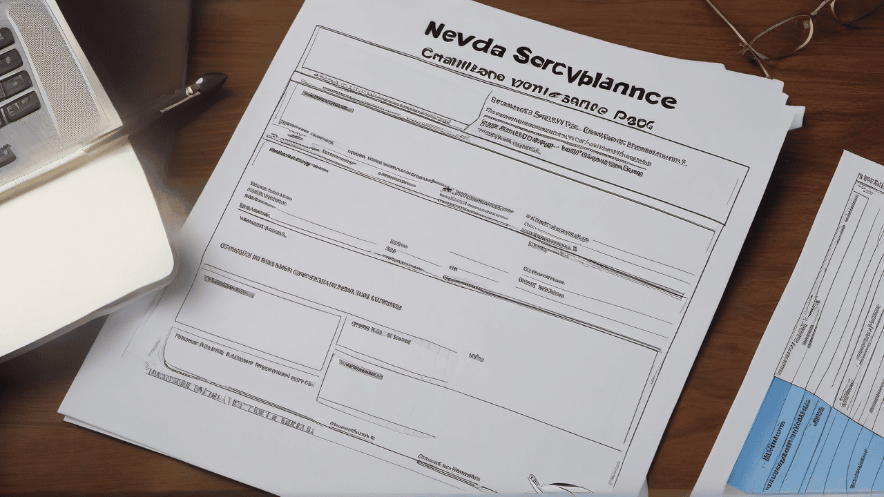 Side-by-side comparison of a Nevada registered agent role versus a business license renewal role on a service page.