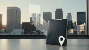 California local SEO page rules showing the difference between a registered agent address and a real local business location