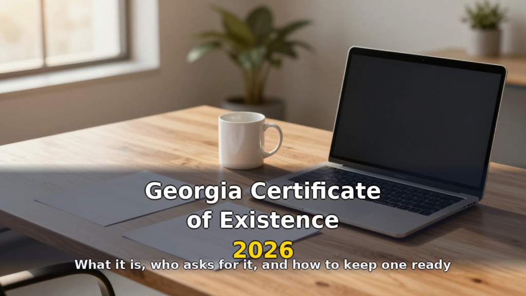 Georgia certificate of existence featured image