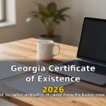 Georgia certificate of existence featured image