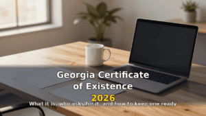 Georgia certificate of existence featured image