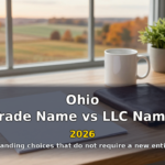 Ohio trade name filing decision — DBA-style registration on top of an existing LLC