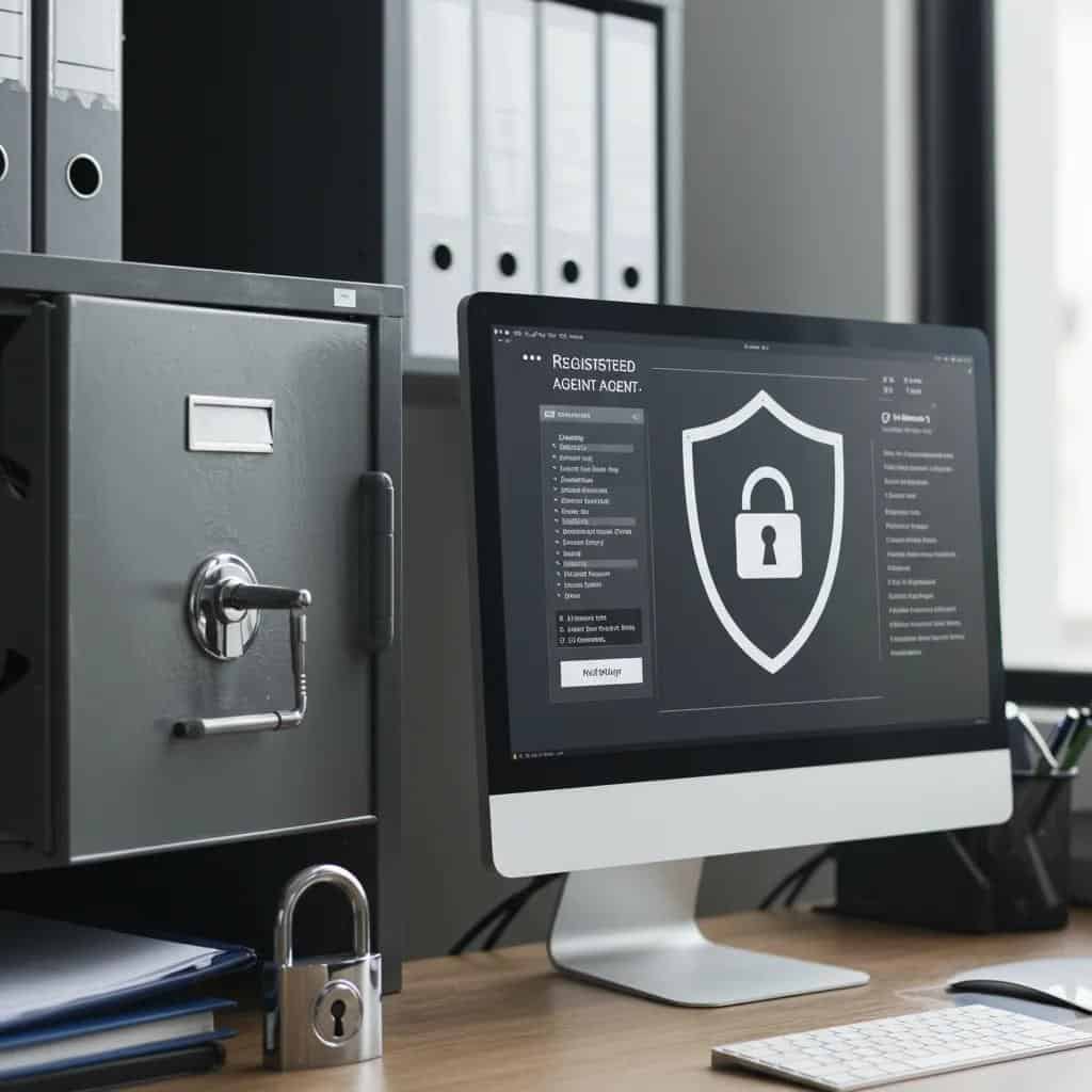 Registered agent office showcasing privacy protection features for business owners