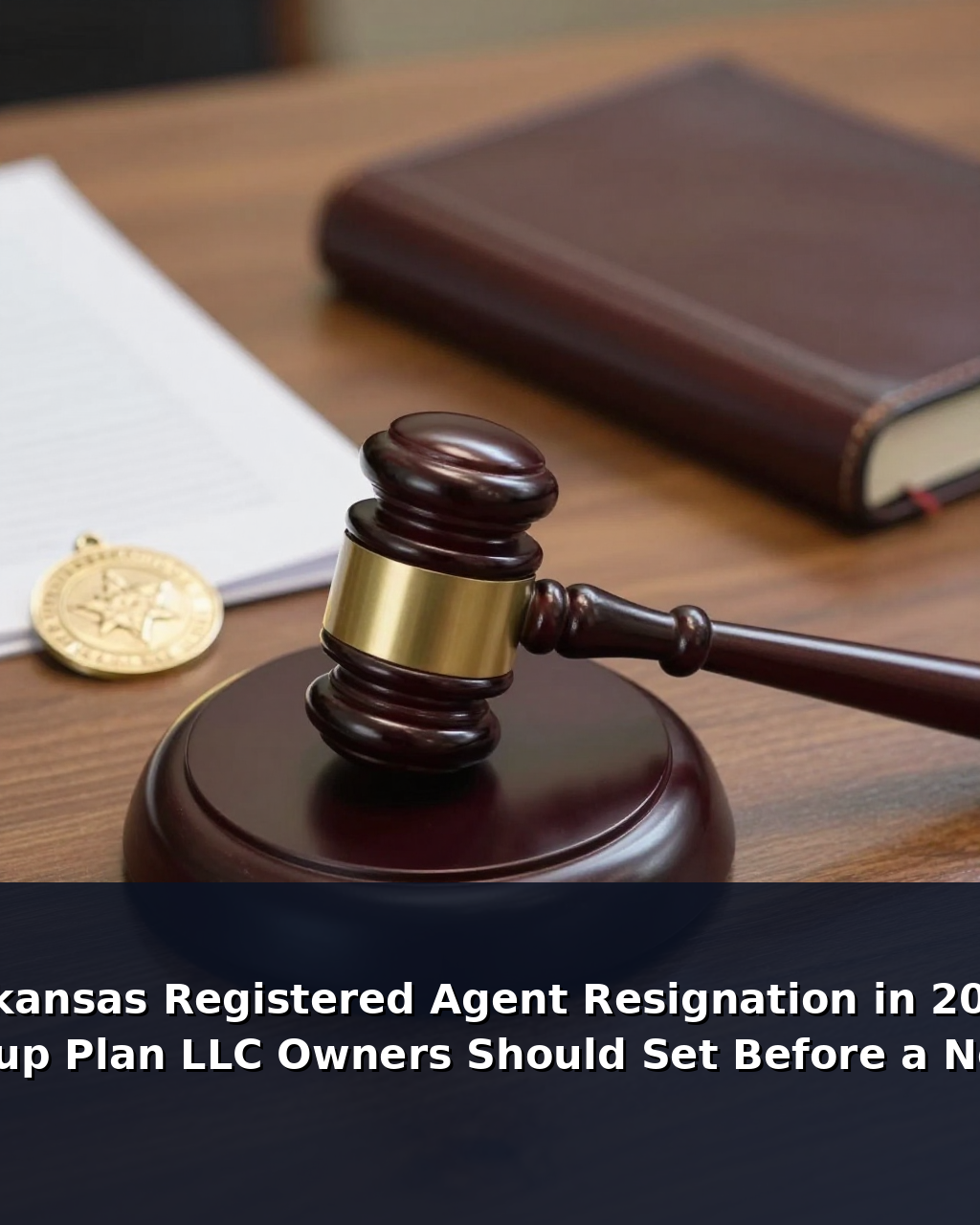 Arkansas Registered Agent Resignation process and cure window