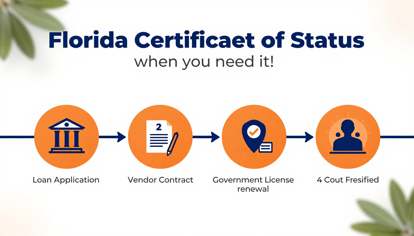 Florida certificate of status request process
