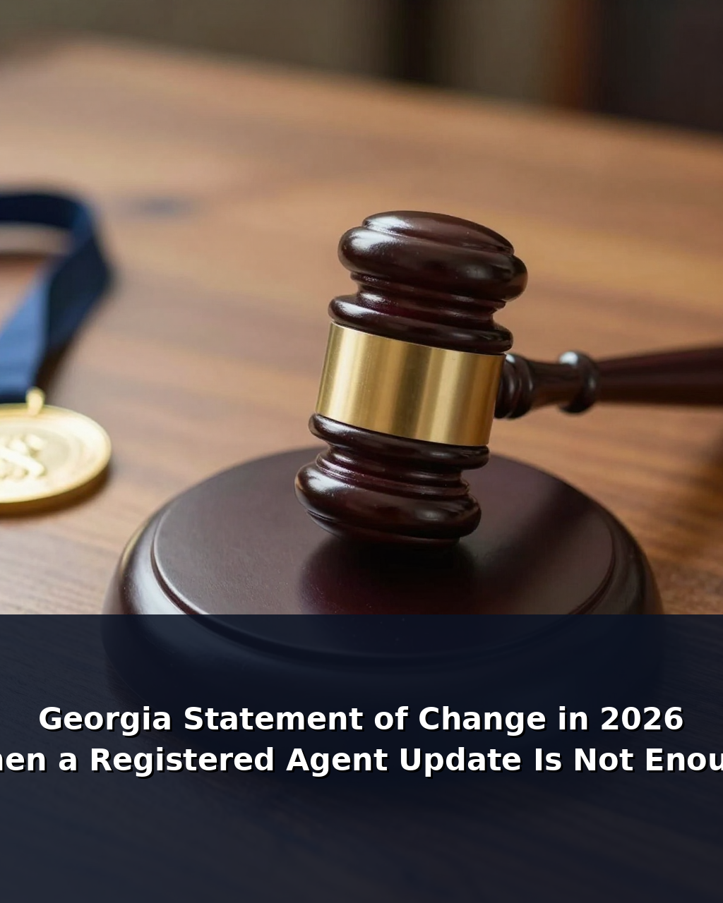 Georgia Statement of Change filing checklist