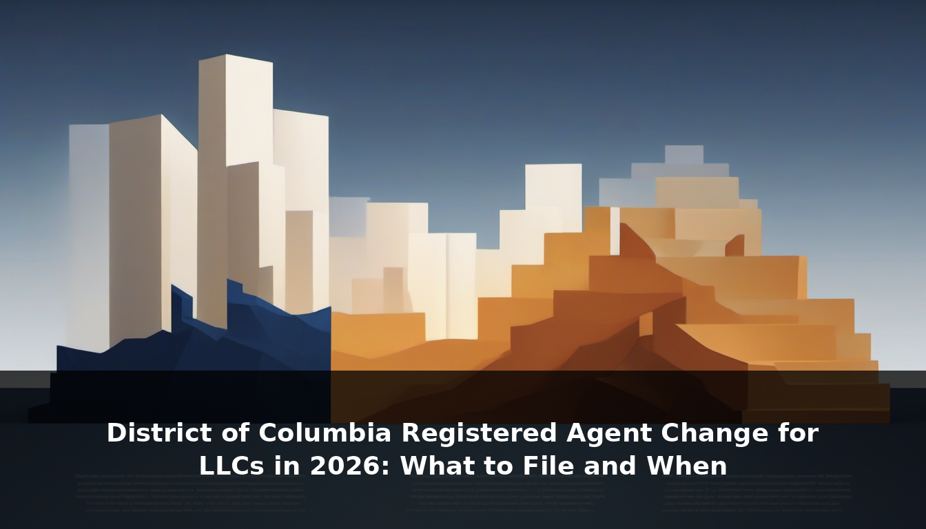 District of Columbia Registered Agent Change LLCs