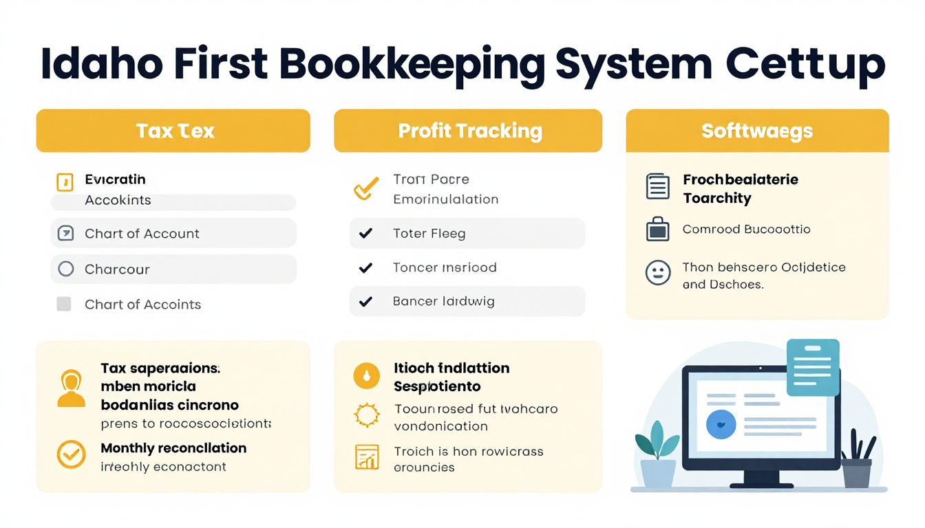 Idaho first bookkeeping system setup checklist