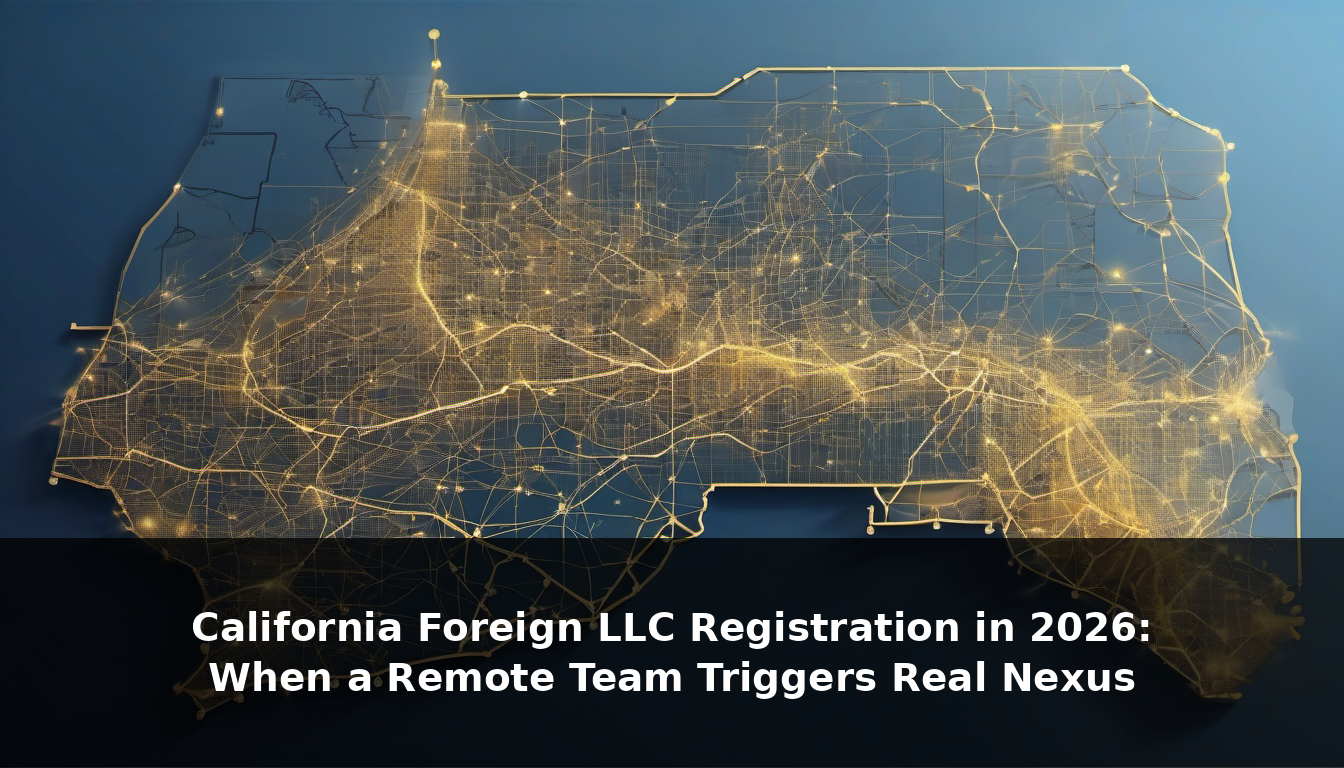 California Foreign LLC Registration