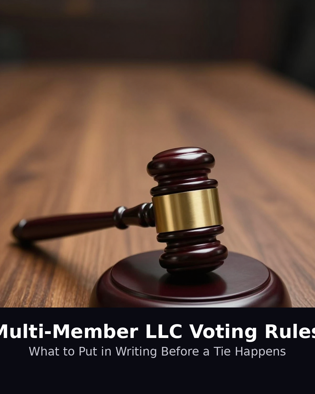 Iowa multi-member LLC voting rules decision-making diagram