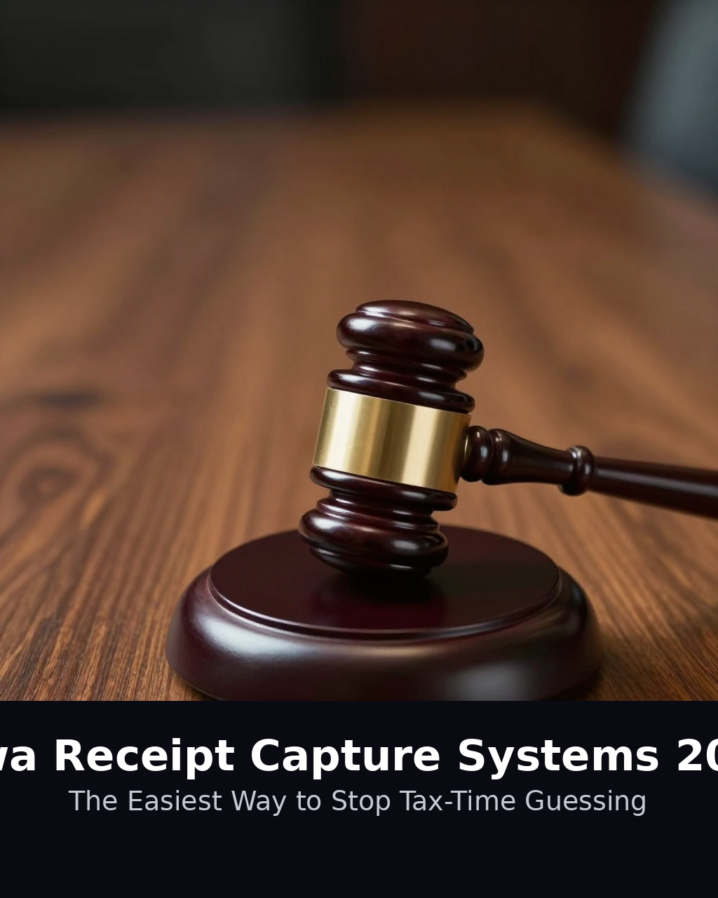 Iowa receipt capture systems for small business expense tracking