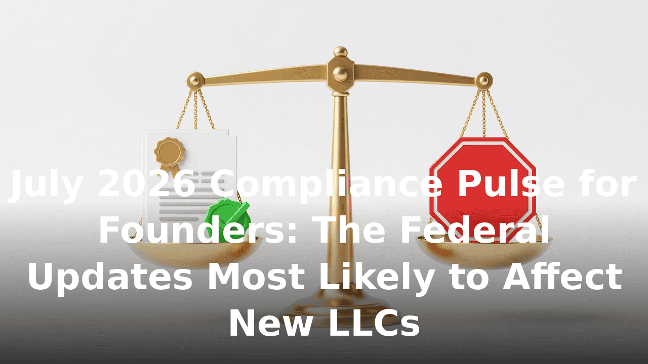July 2026 Compliance Pulse Federal Updates