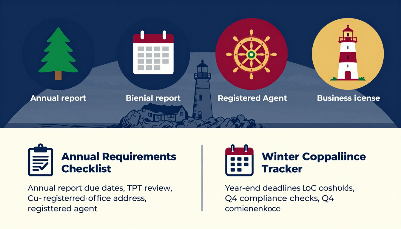 Maine LLC compliance checklist