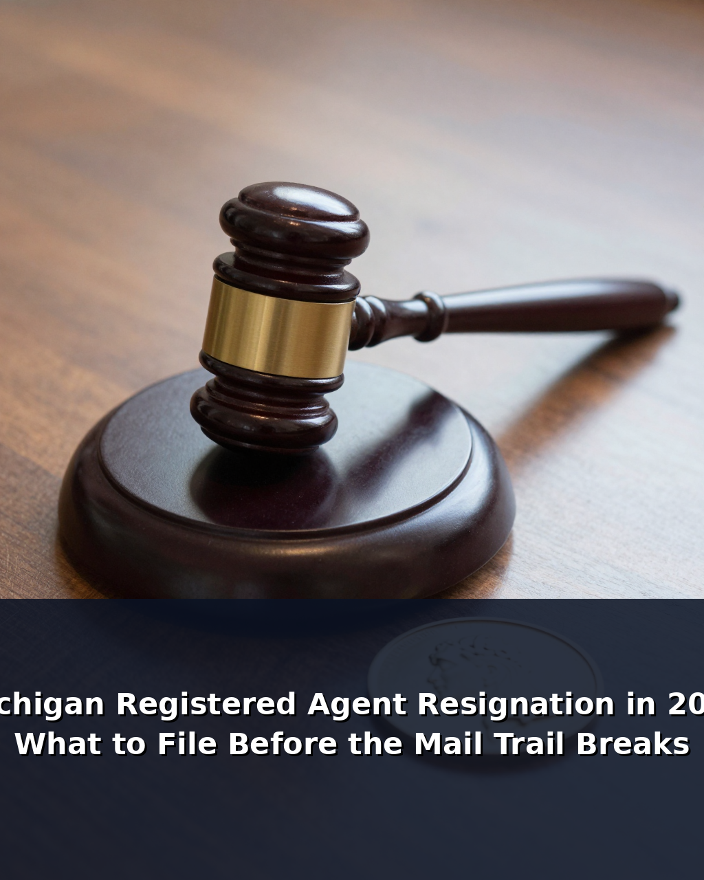 Michigan registered agent resignation checklist
