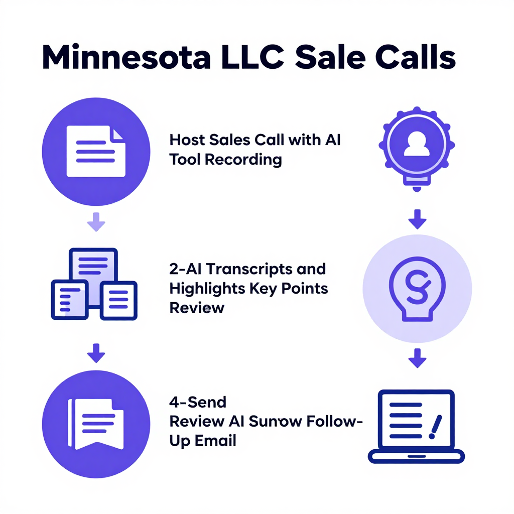 Minnesota AI note takers sales follow-up workflow
