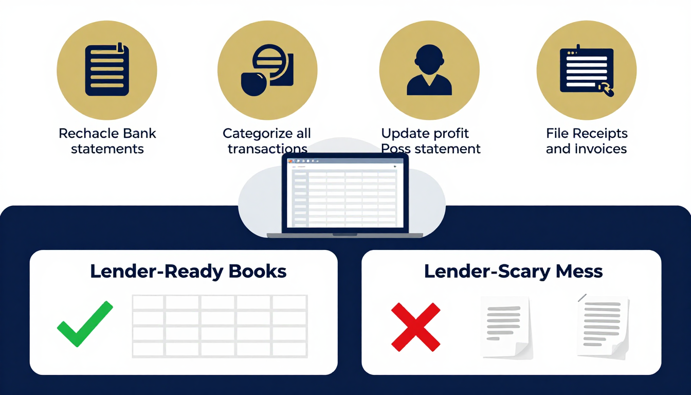Mississippi LLC loan-ready bookkeeping checklist and monthly cleanup