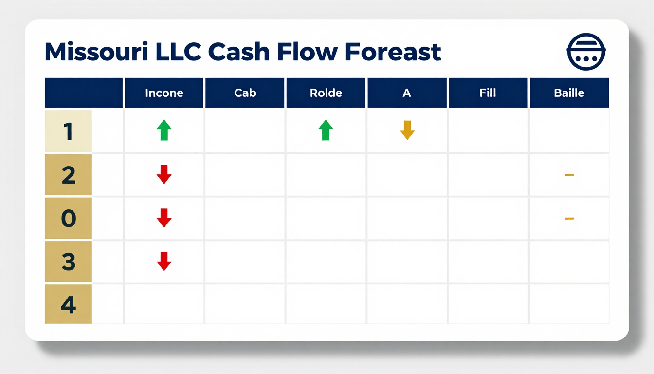 Missouri cash flow forecasting steps