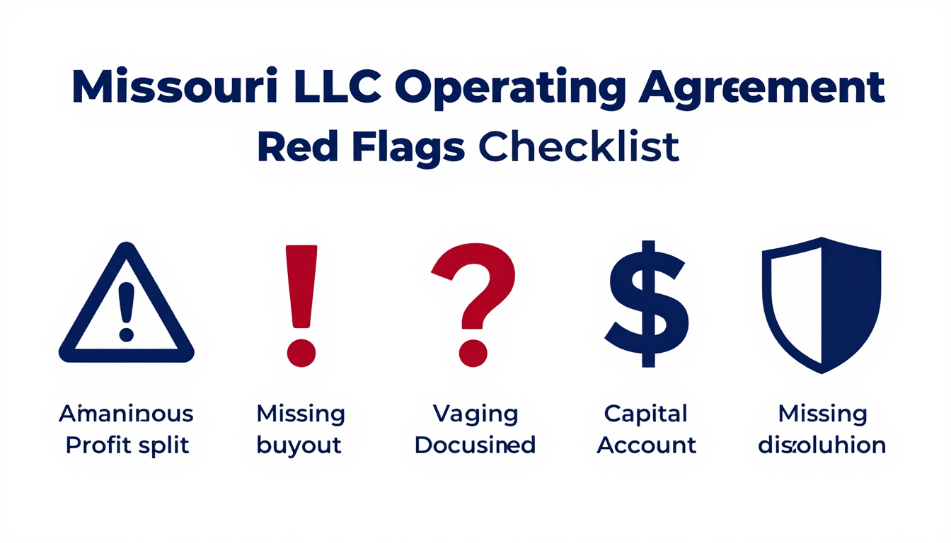Missouri operating agreement red flags
