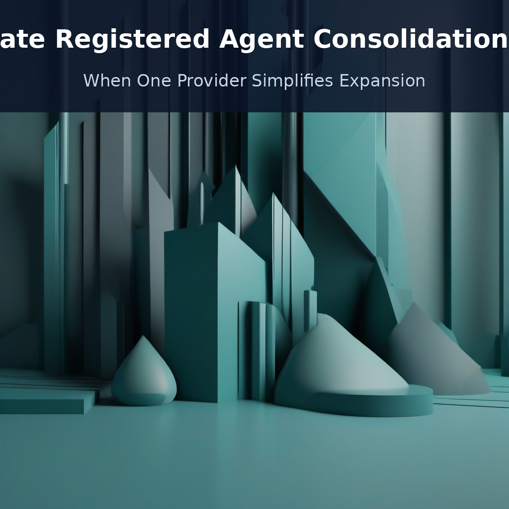 Multi-state registered agent consolidation
