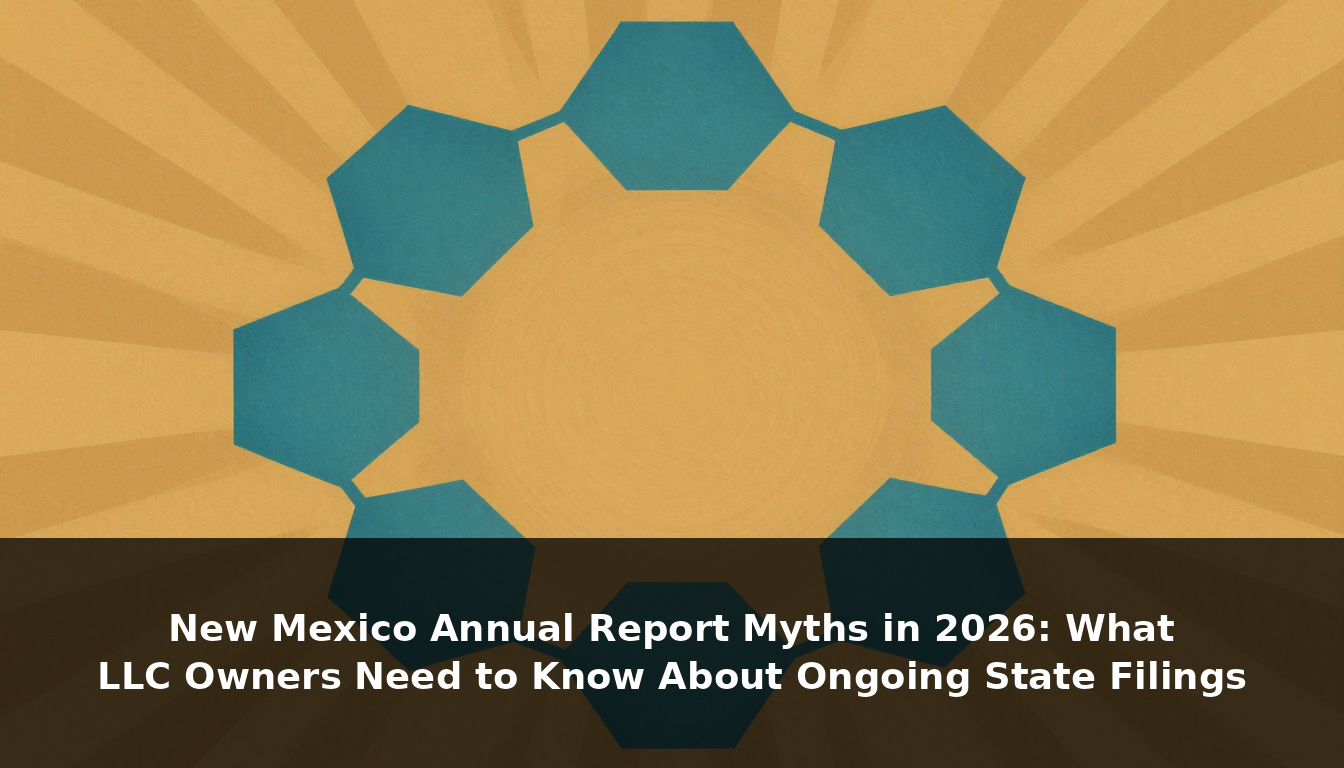 New Mexico annual report myths compliance illustration