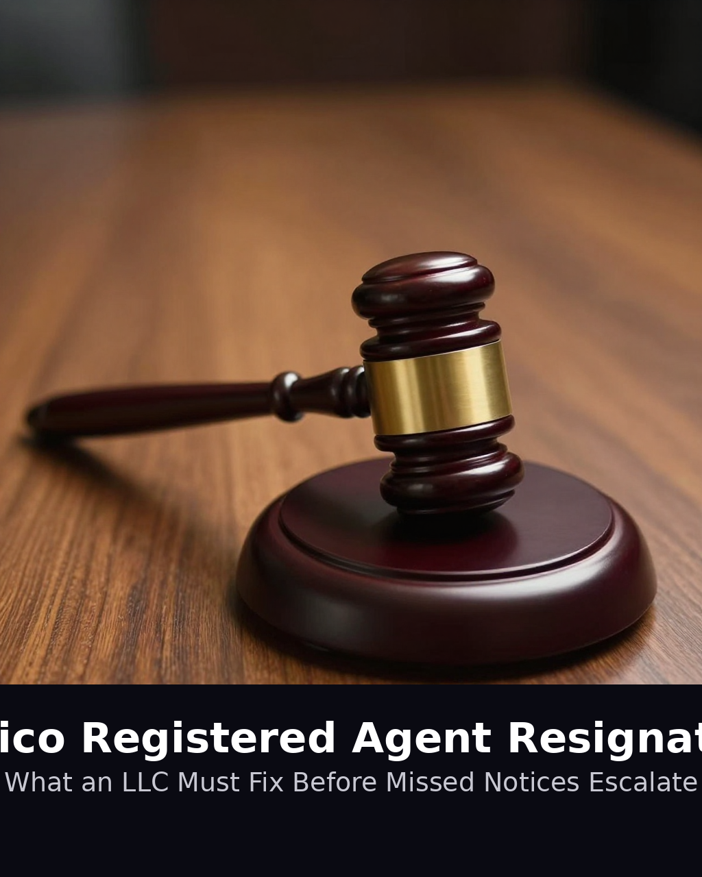 New Mexico registered agent resignation checklist