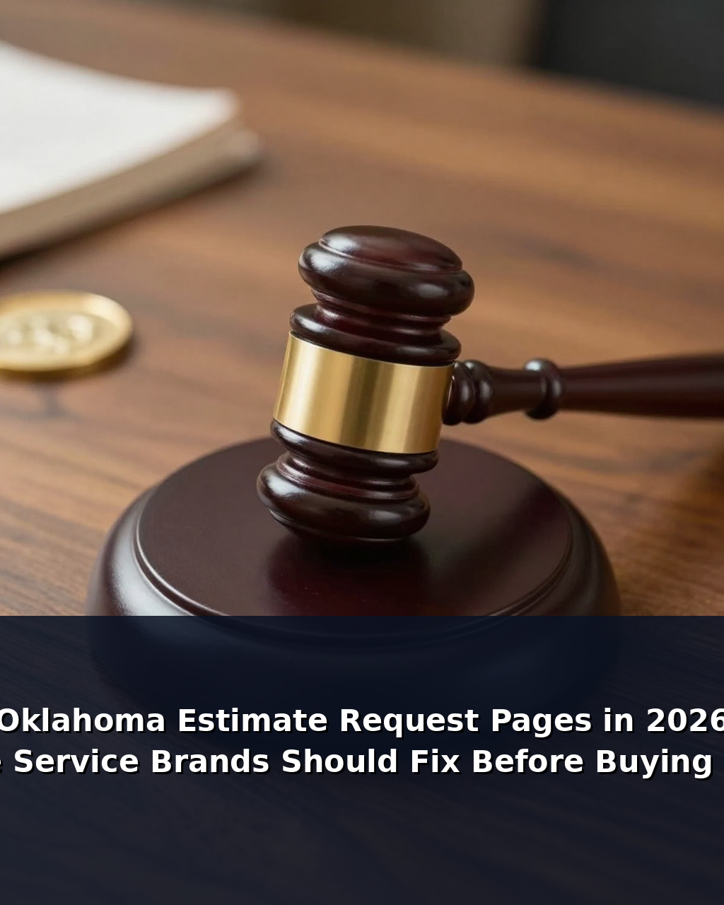 Oklahoma estimate request page checklist