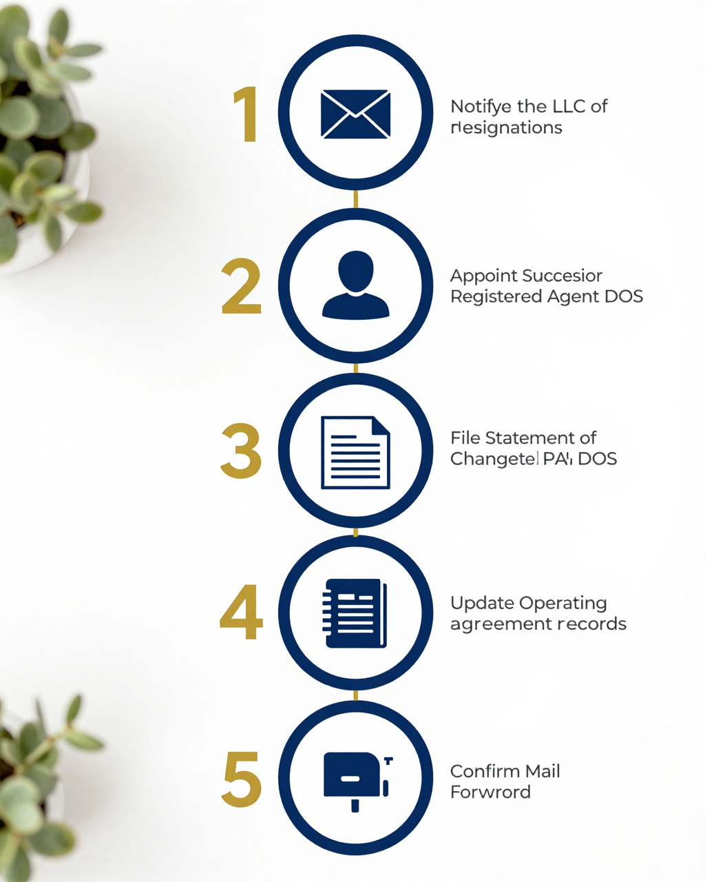 Pennsylvania registered agent resignation checklist