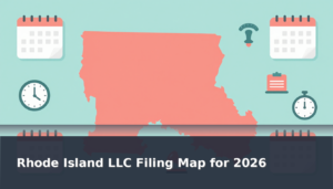 Rhode Island LLC Filing Map 2026 – Featured