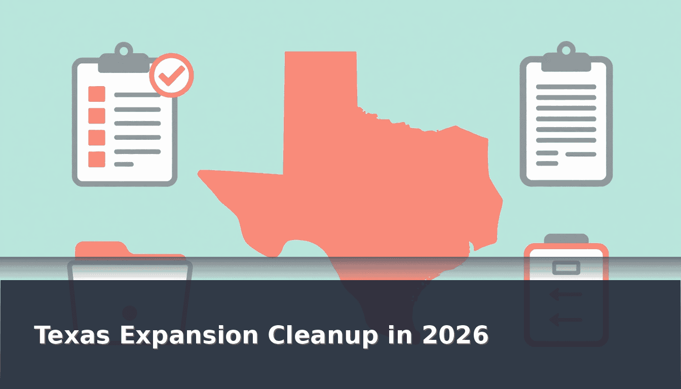 Texas expansion cleanup compliance illustration