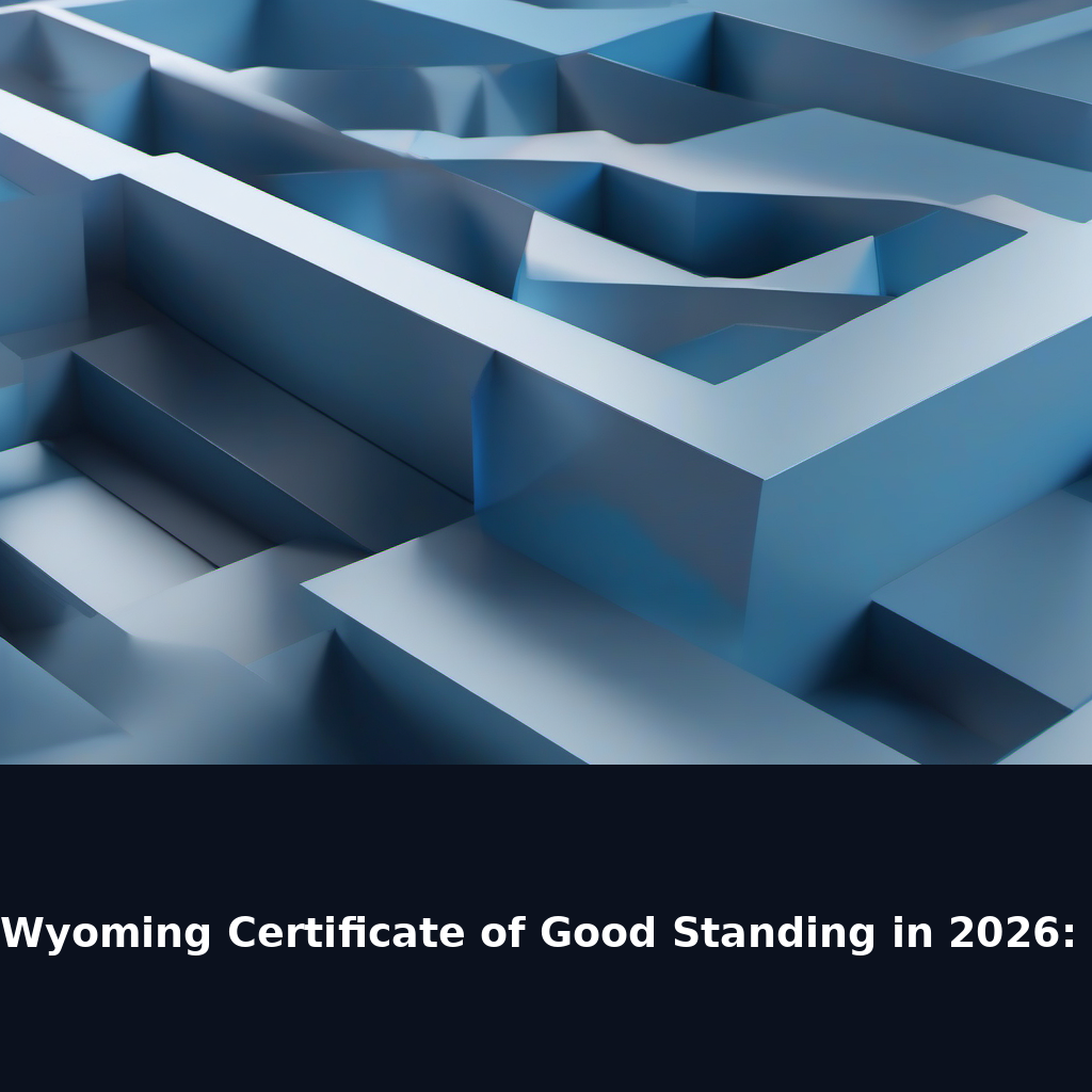 Wyoming Certificate of Good Standing Steps
