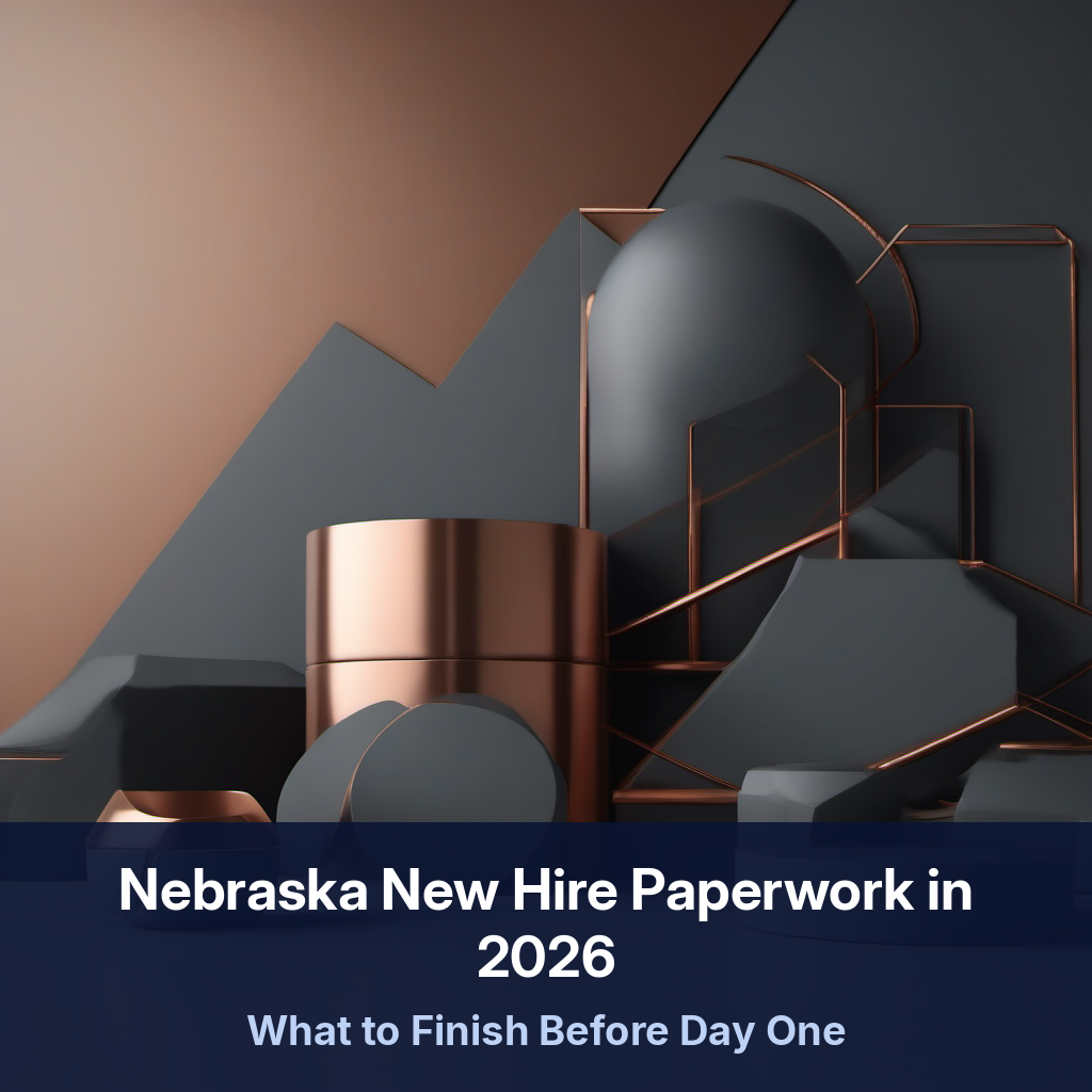 Nebraska new hire paperwork checklist